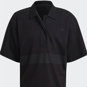 Like new black adidas Arkive Blue polo